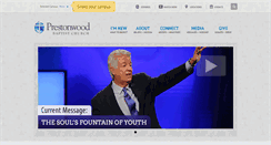 Desktop Screenshot of prestonwood.org